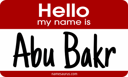 Hello my name is Abu Bakr png download